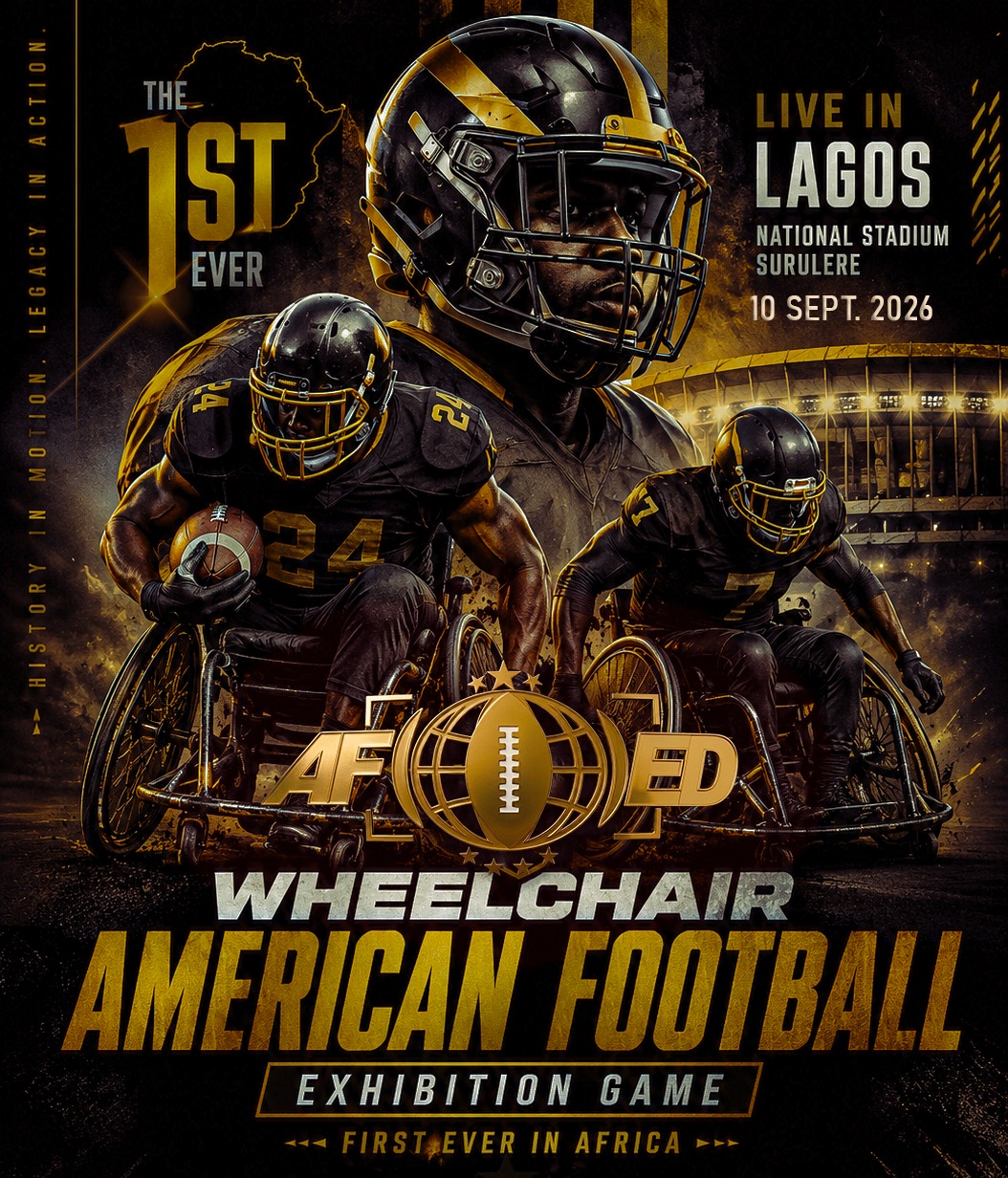 Exhibition game action — wheelchair athlete